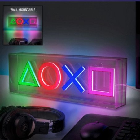 Lampe Icons - Playstation Néon