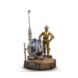 Statuette 1/10 Deluxe Star Wars - C3PO & R2D2 - 31Cm