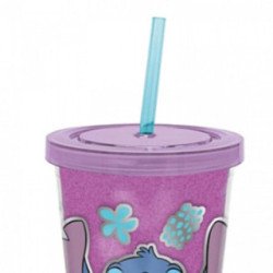 Gobelet Fashion XXL avec Paille - Stitch
