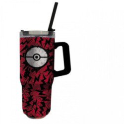 Mug Fashion XXL avec Paille Métal - Pokémon