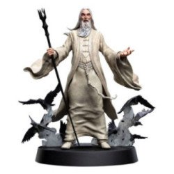Statuette Seigneur des Anneaux - Saruman le Blanc - 26Cm