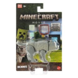 Figurine Articulée Minecraft - Dennis le Loup - 10Cm