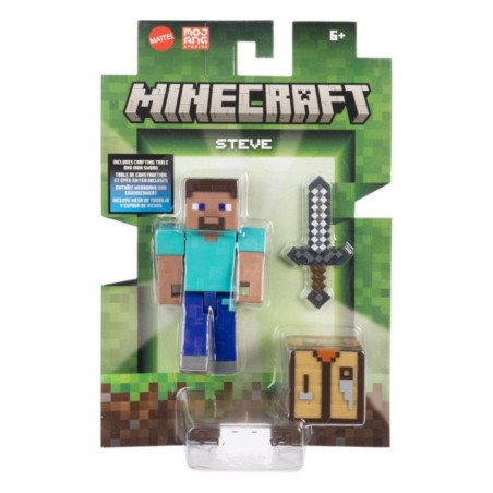 Figurine Articulée Minecraft - Steve - 8Cm