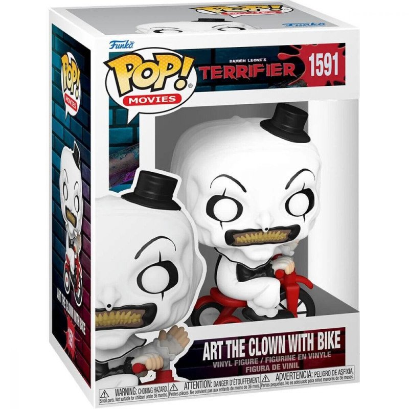 POP Terrifier - Art The Clown with Bike - 1591