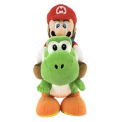 Peluche Super Mario - Mario & Yoshi - 21Cm