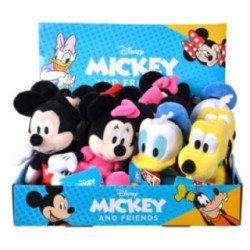 Peluche Disney - Mickey et ses Amis - 20Cm