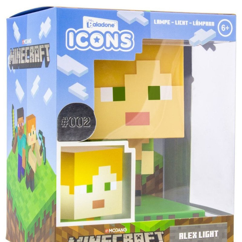 Lampe Icons Light - Minecraft - Alex