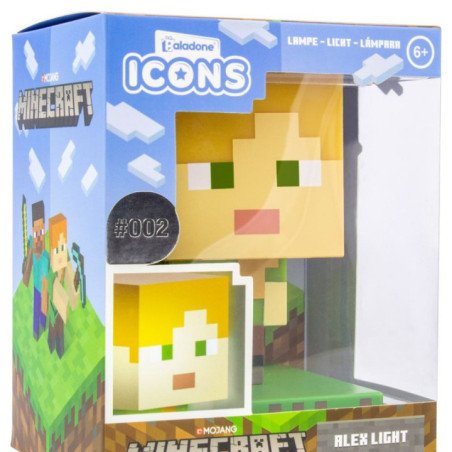 Lampe Icons Light - Minecraft - Alex