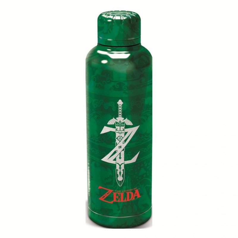 Bouteille Aluminium Zelda - Logo Vert Bouteille Aluminium Zelda - Logo Vert