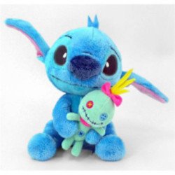 Peluche Disney - Stitch & Scrump - 25Cm