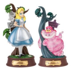 Statuette Alice au Pays des Merveilles - Alice And The Cheshire Cat - 10Cm