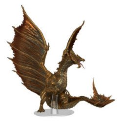 Statuette D&D - Adult Brass Dragon - 30Cm