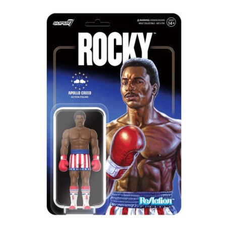 Figurine Articulée Rocky Reaction - Apollo Creed - 10Cm