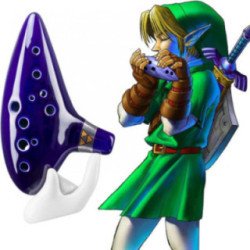 Réplique 1/1 - Vrai Ocarina céramique - Zelda