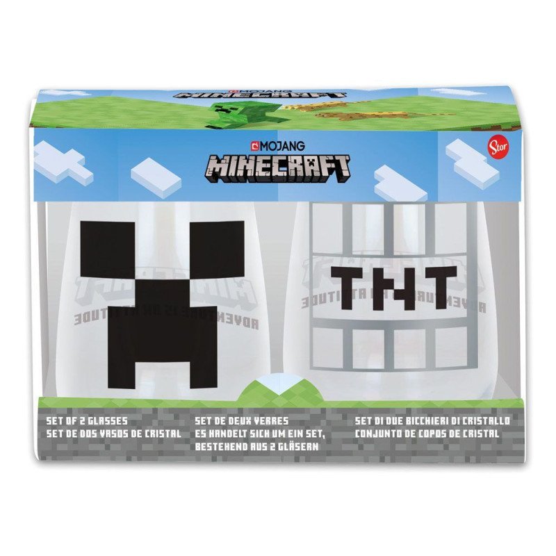 Pack de 2 Verres - Minecraft