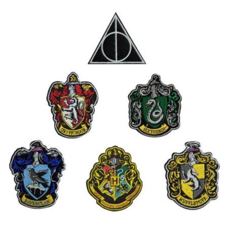 Ecusson tissu - Harry Potter x6
