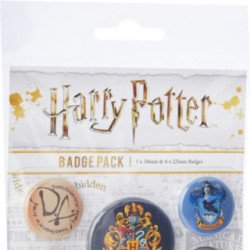 Badge Harry Potter x4