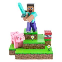 Lampe Minecraft - Diaroma Steve