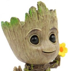 Mini Pot de fleur - Baby Groot + Marguerite