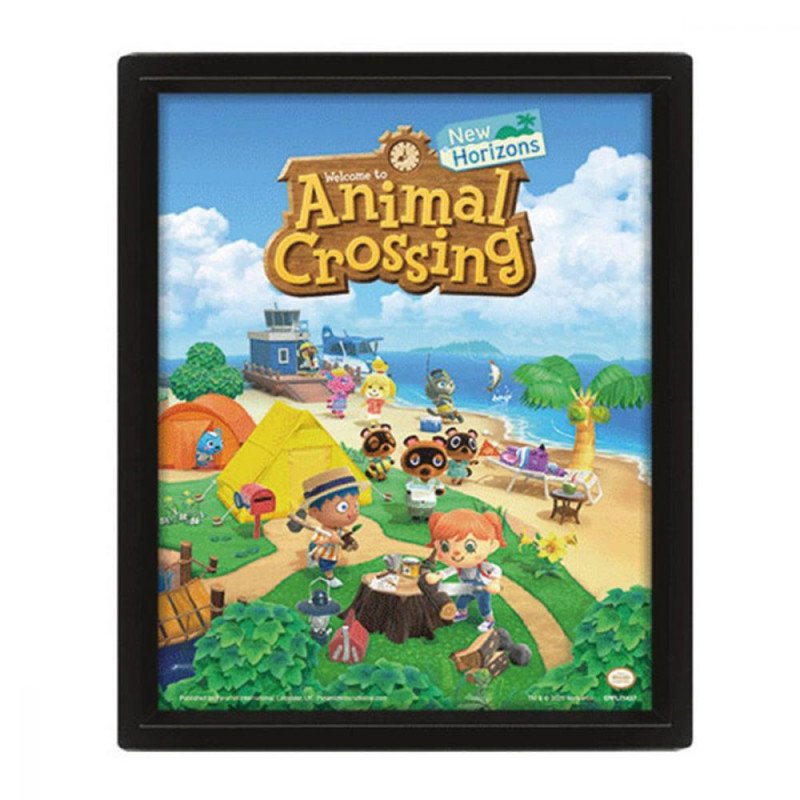 Cadre 3D Lenticulaire - Animal Crossing Cadre 3D Lenticulaire - Animal Crossing