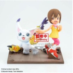 Figurine Digimon - Hikari & Tailmon - 12Cm