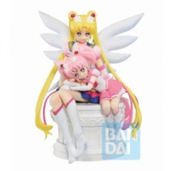 Figurine Sailor Moon - Sailor Moon & Chibi Eternal - 12Cm