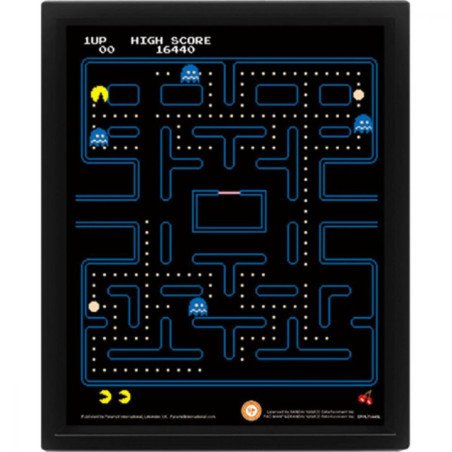 Cadre 3D Lenticulaire - Pac-Man