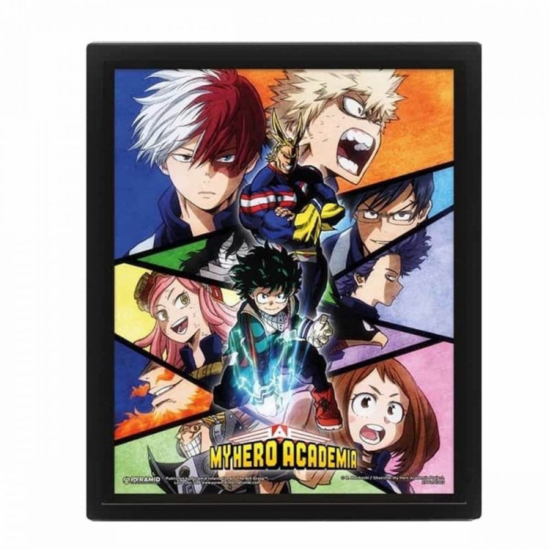 Cadre 3D Lenticulaire - My Hero Academia Cadre 3D Lenticulaire - My Hero Academia