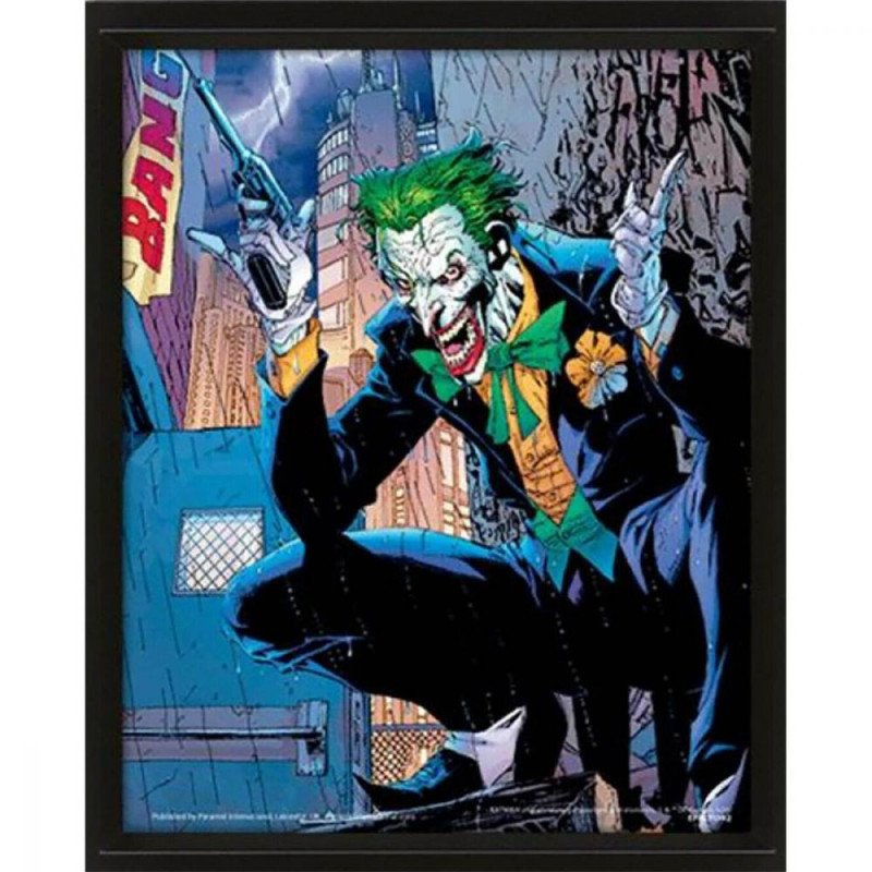 Cadre 3D Lenticulaire - Joker Bang