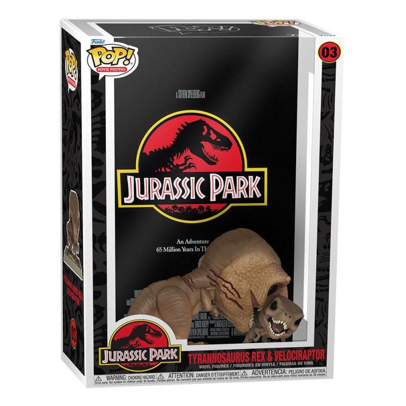 POP Jurassic World Movie Cover XXL - Rex & Raptor - 03