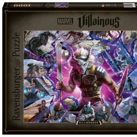 Puzzle Marvel Villainous - Killmonger - 1000 Pièces