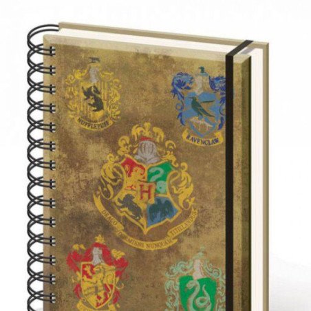 Notebook Harry Potter - Maison Poudlard Spirale