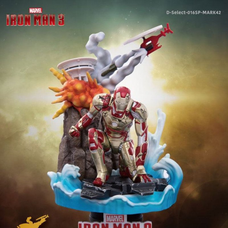 Diorama Marvel Studio - Iron-Man  - 15Cm