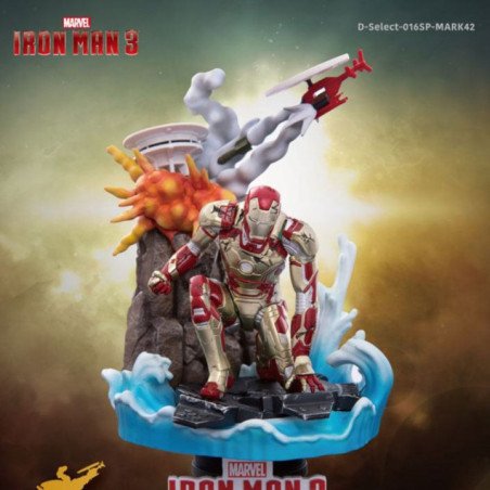Diorama Marvel Studio - Iron-Man  - 15Cm