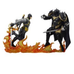 Diorama DC Multiverse - Batman VS Azrael - 18Cm