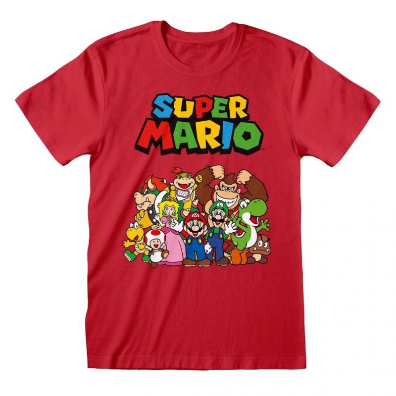 T-Shirt Super Mario - Groupe