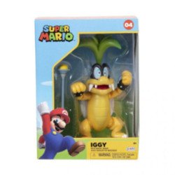 Figurine Super Mario - Iggy + Stick - 10Cm