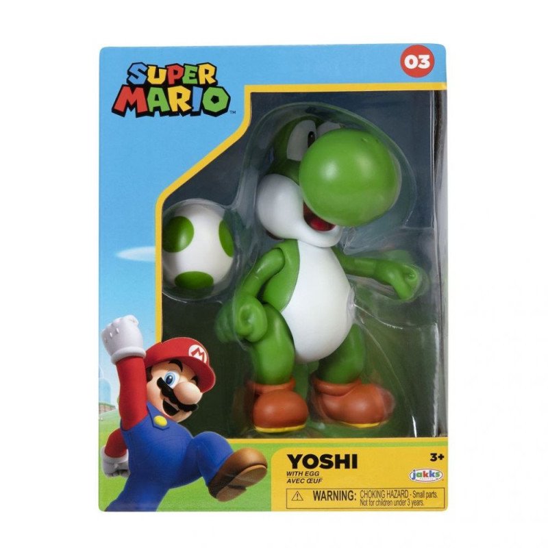 Figurine Super Mario - Yoshi + Oeuf - 10Cm Figurine Super Mario - Yoshi + Oeuf - 10Cm