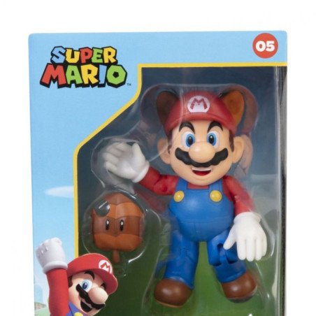 Figurine Super Mario - Mario Raccoon - 10Cm