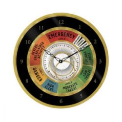 Horloge Murale Le Monde des Sorciers