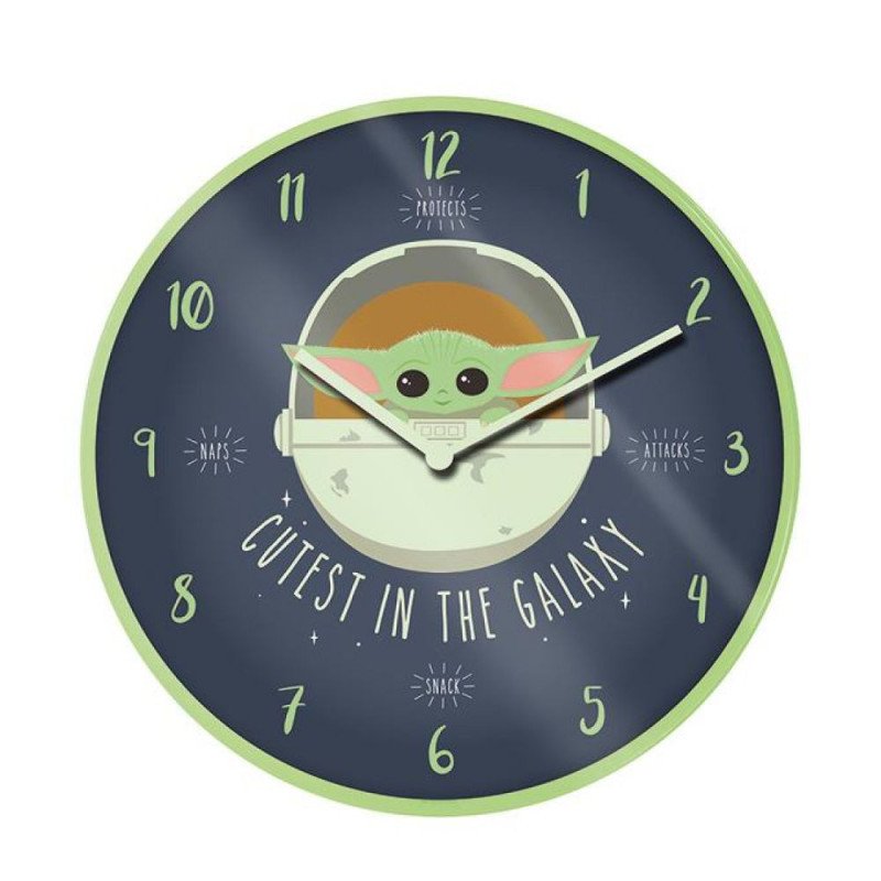 Horloge Murale Star Wars The Mandalorian The Child