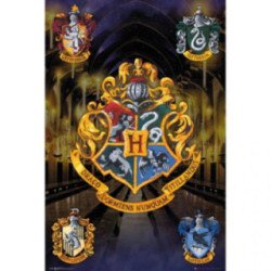 Poster Harry Potter Maisons Poudlard