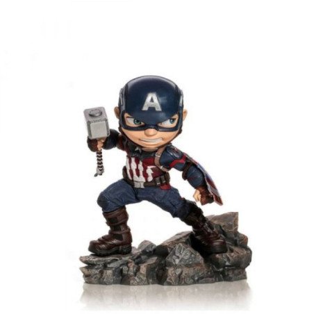 Figurine MiniCO Marvel - Captain America - 15Cm