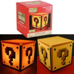 Lampe Mario Bros Block ? + son