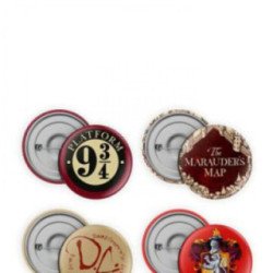 Badge Harry Potter x4