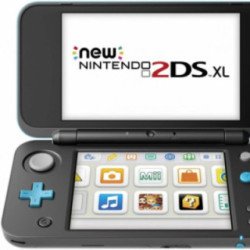 Console New 2DS XL Noir/Turquoise + Chargeur