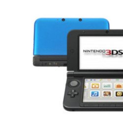 Console 3DS XL Bleu / Noire - BOITE + 3 Jeux