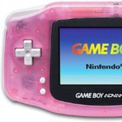 GameBoy Advance Rose Transparente