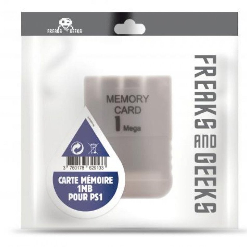 Memory Card (Carte Mémoire) PS1 - 1Mo Memory Card (Carte Mémoire) PS1 - 1Mo