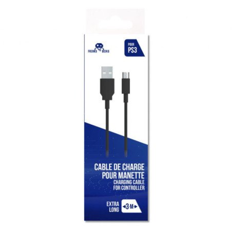 Cable USB Charge Manette PS3 - 3M